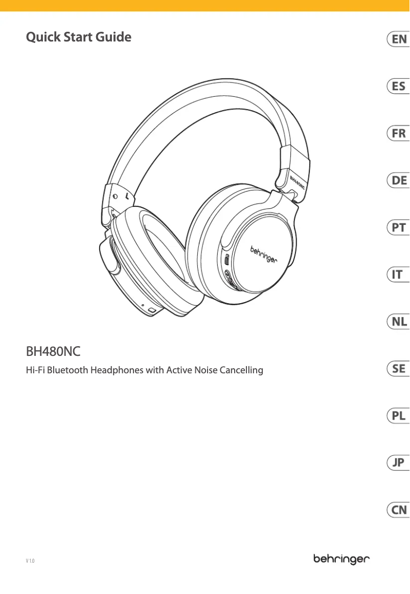 Image de la première page du manuel de l'appareil BH480NC