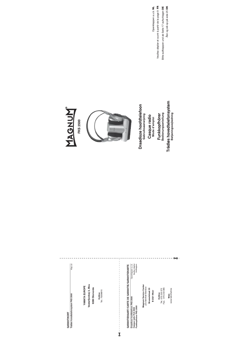 Image de la première page du manuel de l'appareil FKS 2500
