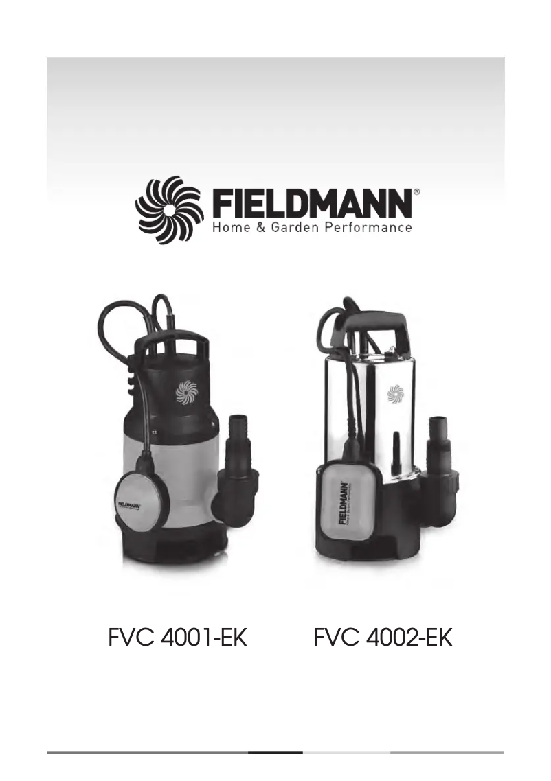 Page n°1 - Manuel utilisateur Fieldmann FVC 4001 EK