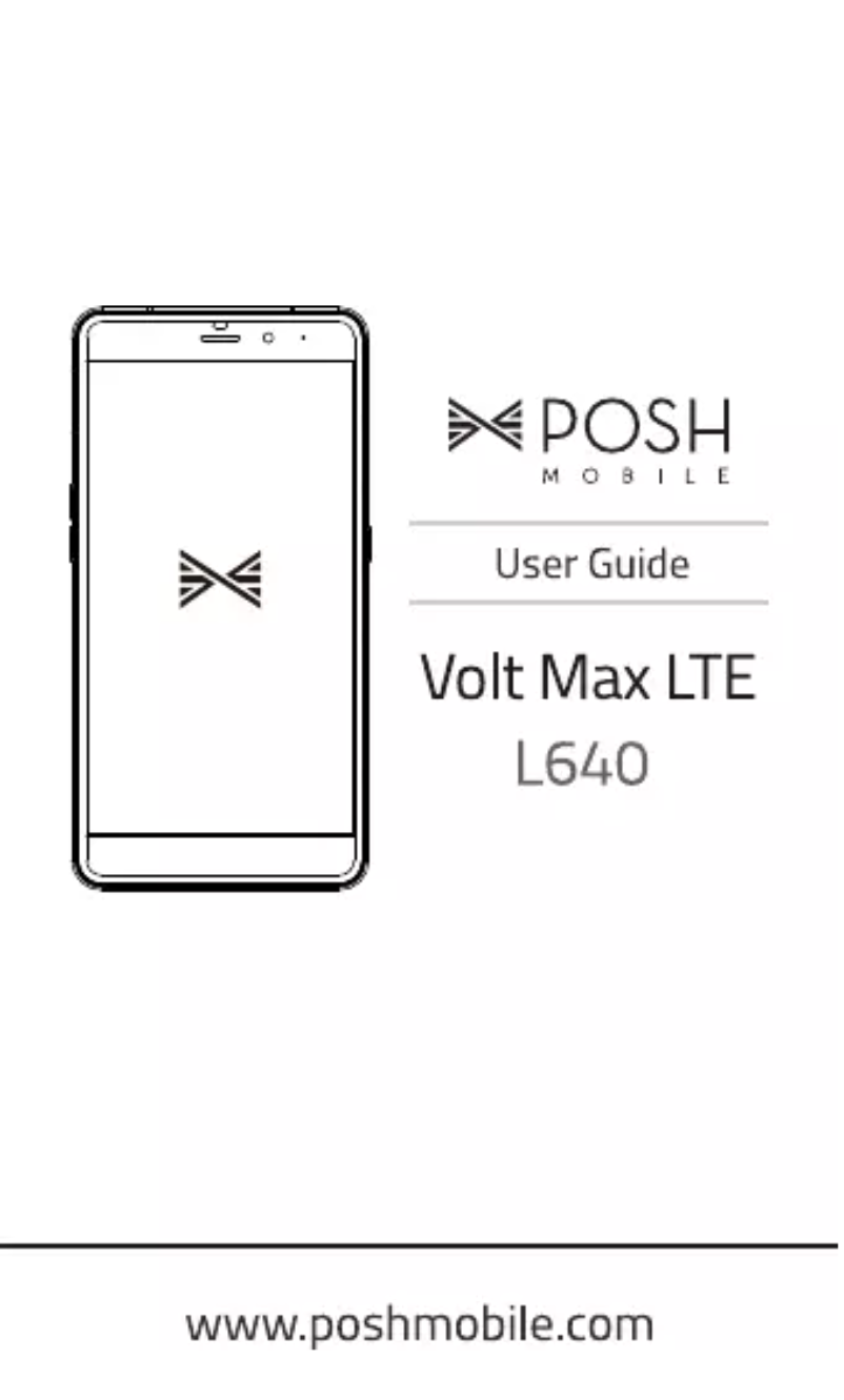 Page n°1 - Manuel utilisateur Posh Mobile Volt Max LTE L640