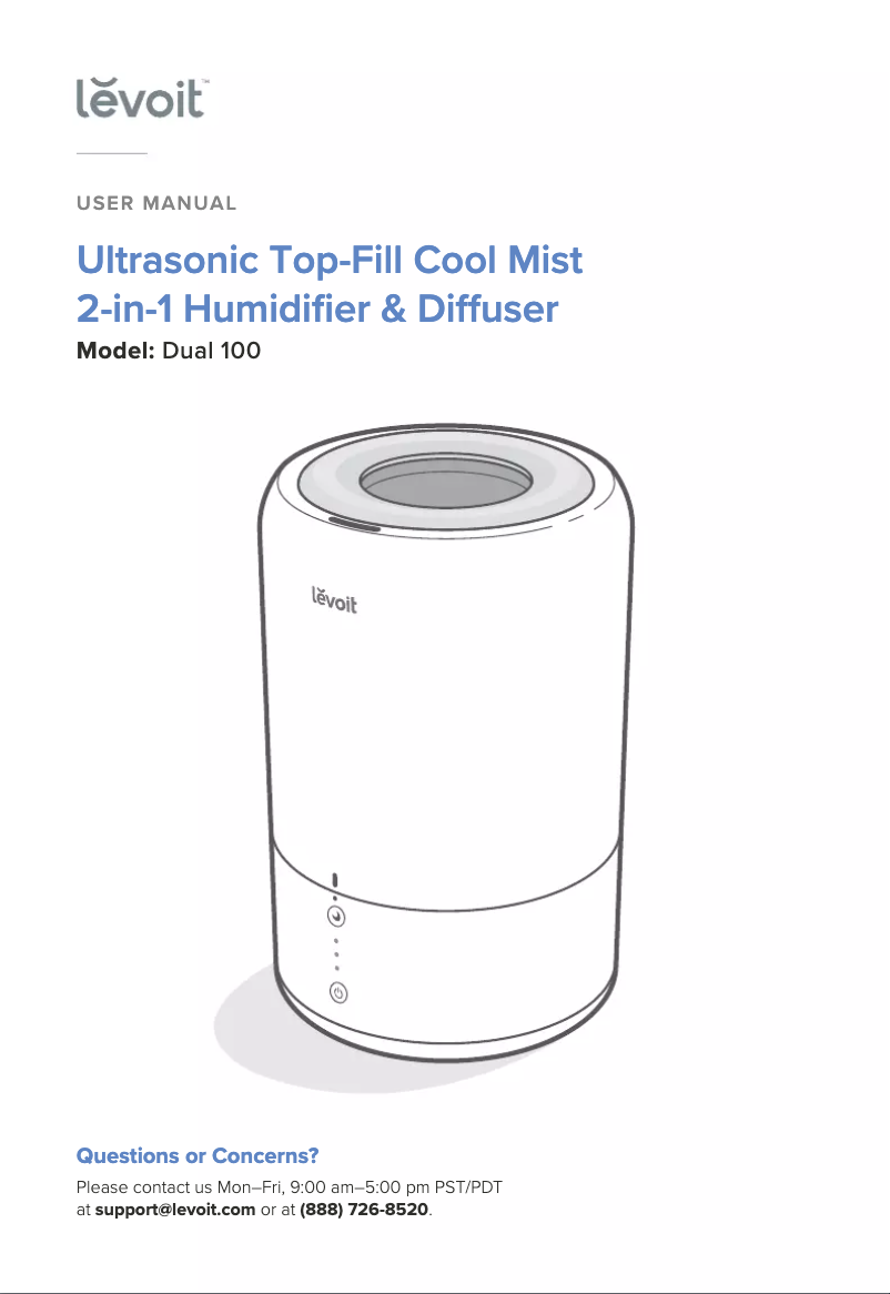 Image de la première page du manuel de l'appareil Dual 100