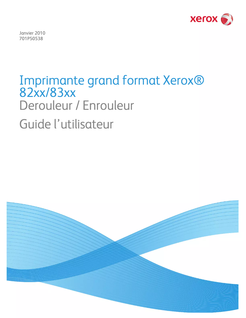 Page n°1 - Manuel utilisateur Xerox 8390
