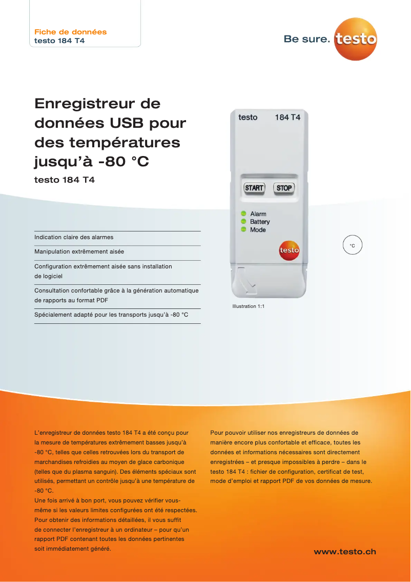 Image de la première page du manuel de l'appareil 184 T4