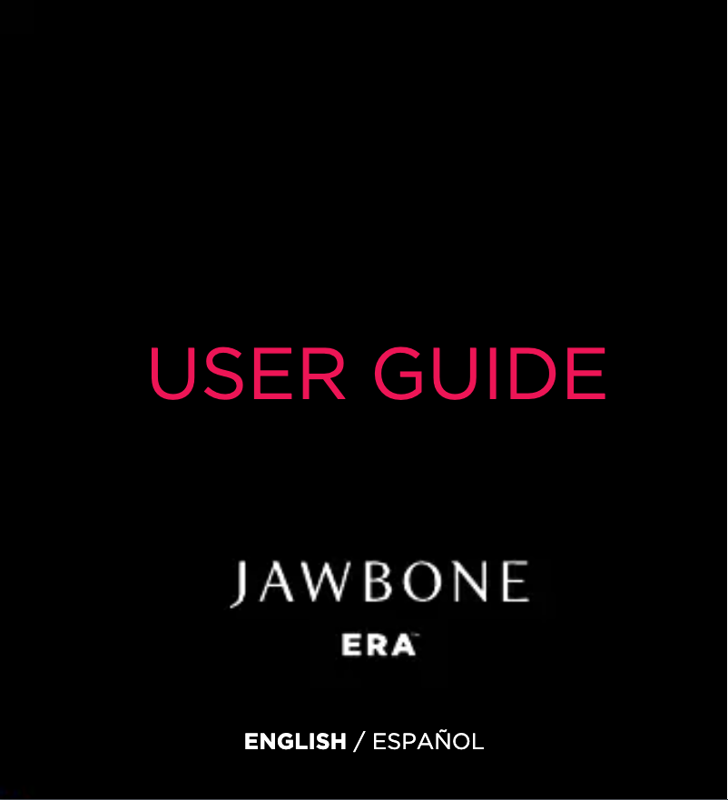 Page n°1 - Manuel utilisateur Jawbone ERA