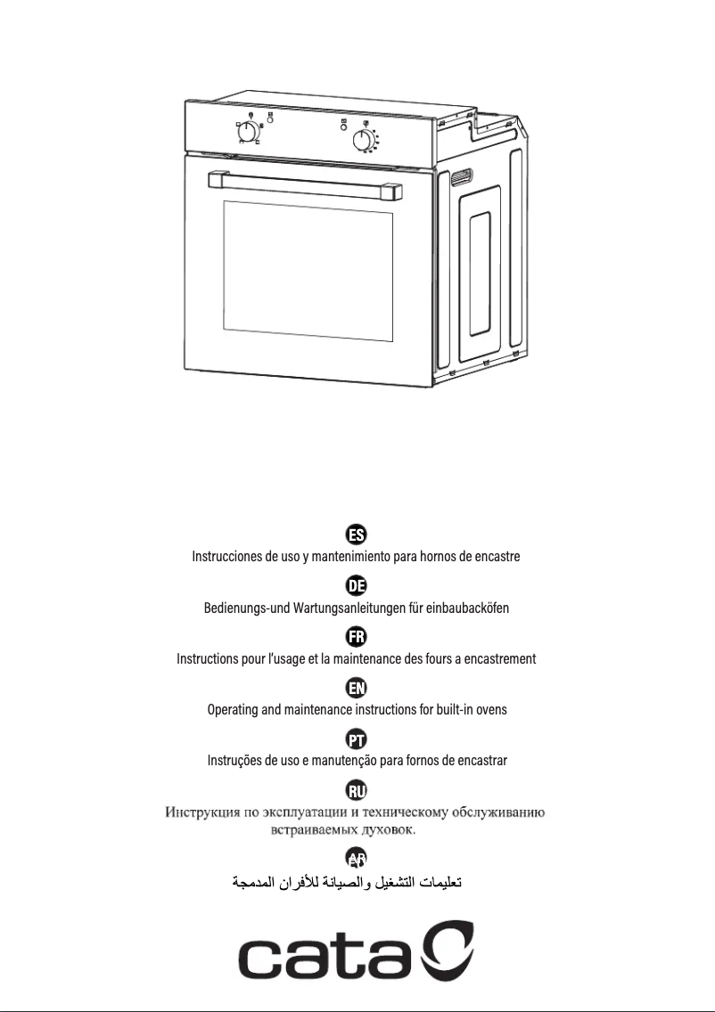 Page 1 de la notice Manuel utilisateur CATA ME 6206 X