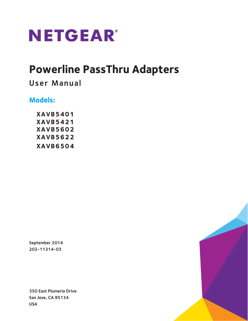 Page 1 de la notice Mode d'emploi Netgear XAVB5622