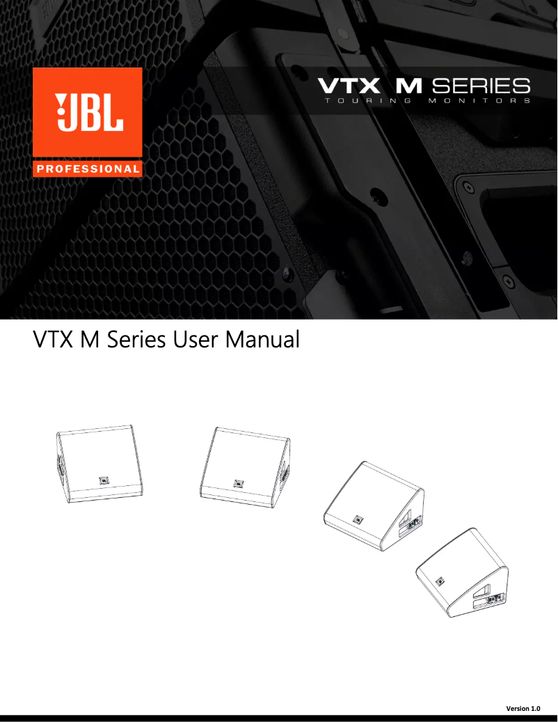 Page 1 de la notice Manuel utilisateur JBL VTX M20