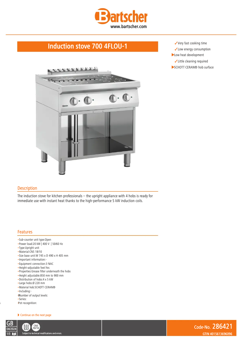 Image de la première page du manuel de l'appareil 286421