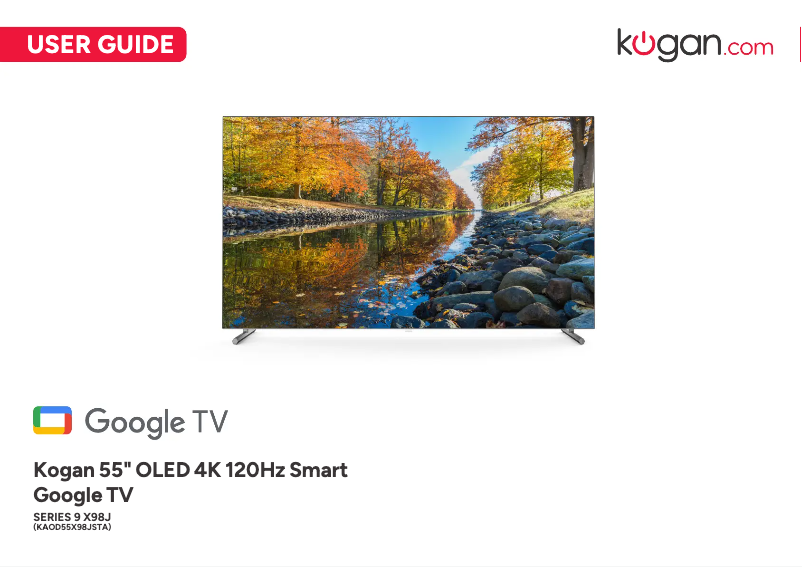 Page 1 de la notice Manuel utilisateur Kogan KAOD55X98JSTA