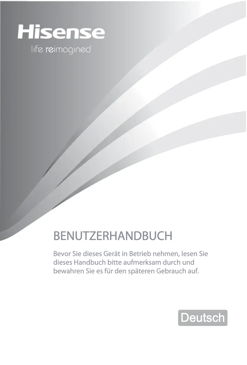 Page 1 de la notice Manuel utilisateur Hisense KT 117 A+++