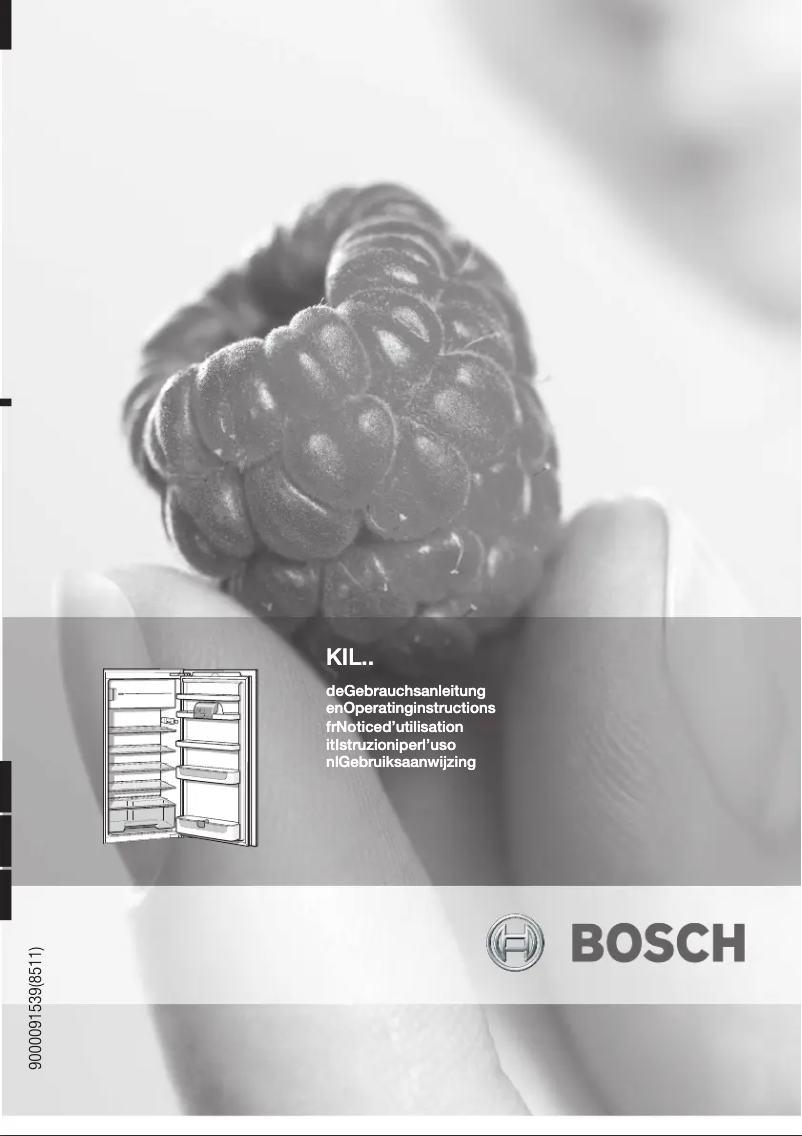 Page n°1 - Manuel utilisateur Bosch KFL18A50