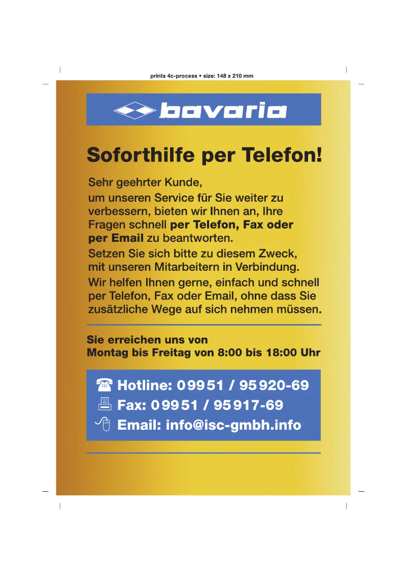 Page 1 de la notice Manuel utilisateur Bavaria N-BPO 1100 E