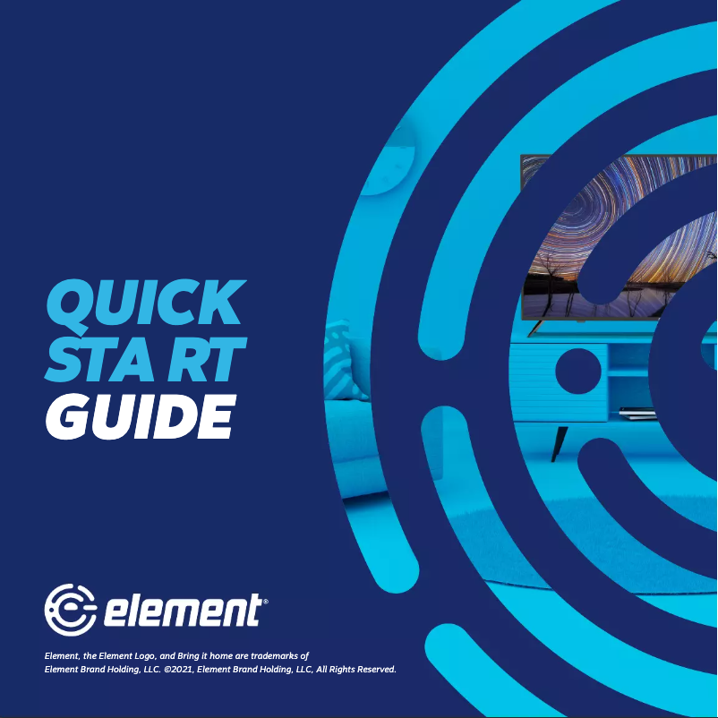 Page 1 de la notice Guide de démarrage rapide Element E4AA65N