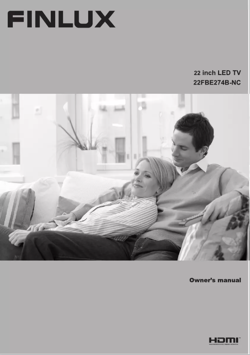 Page n°1 - Manuel utilisateur Finlux 22FBE274B-NC