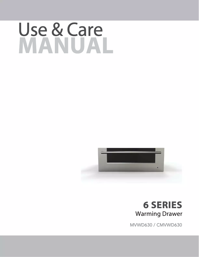 Image de la première page du manuel de l'appareil MVWD630SS