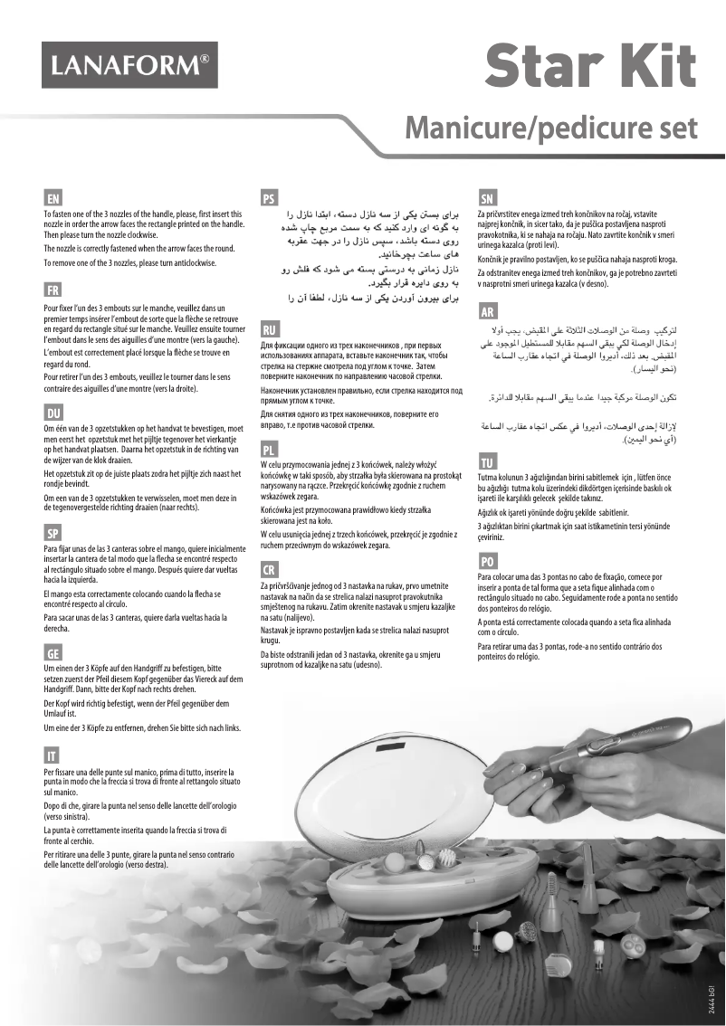 Página 1 del manual Manual de usuario Lanaform Star Kit