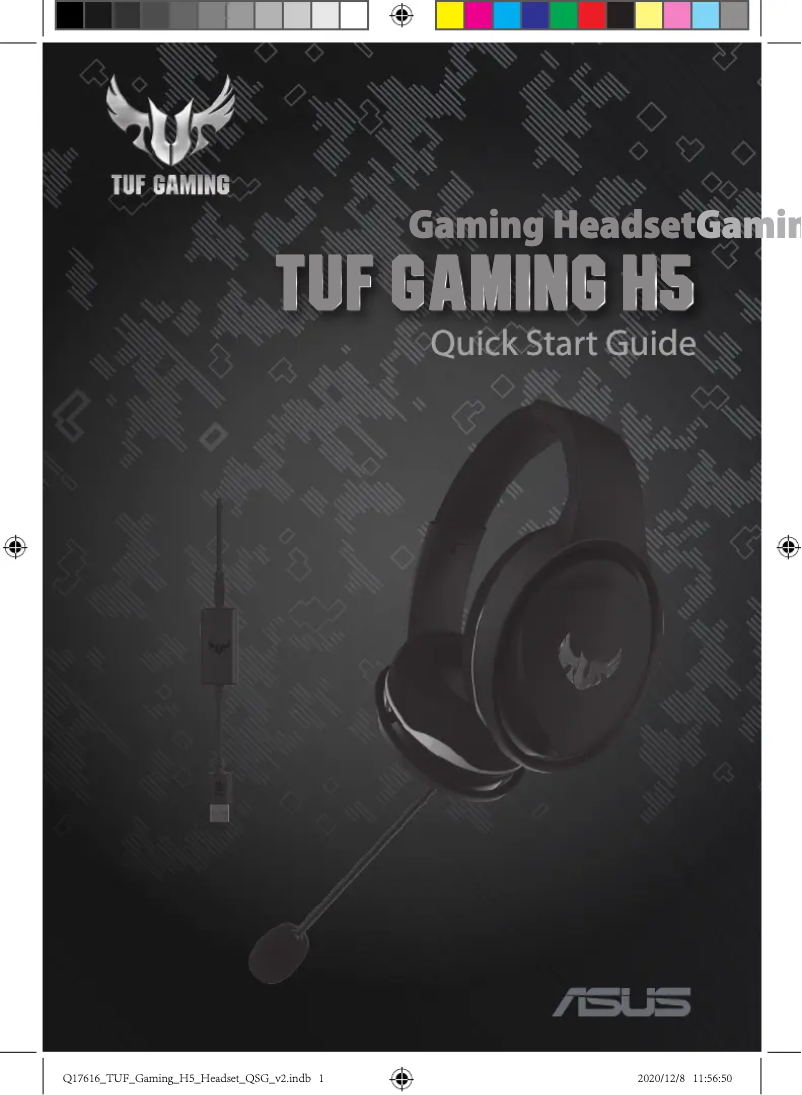 Page 1 de la notice Manuel utilisateur Asus TUF Gaming H5