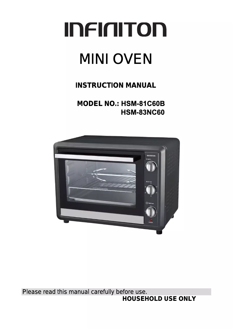 Página 1 del manual Manual de usuario Infiniton HSM-83NC60