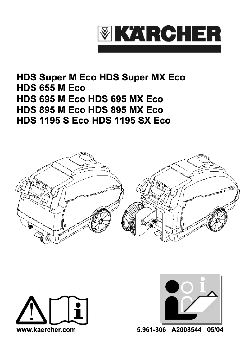 Page n°1 - Manuel utilisateur Kärcher HDS Super MX Eco