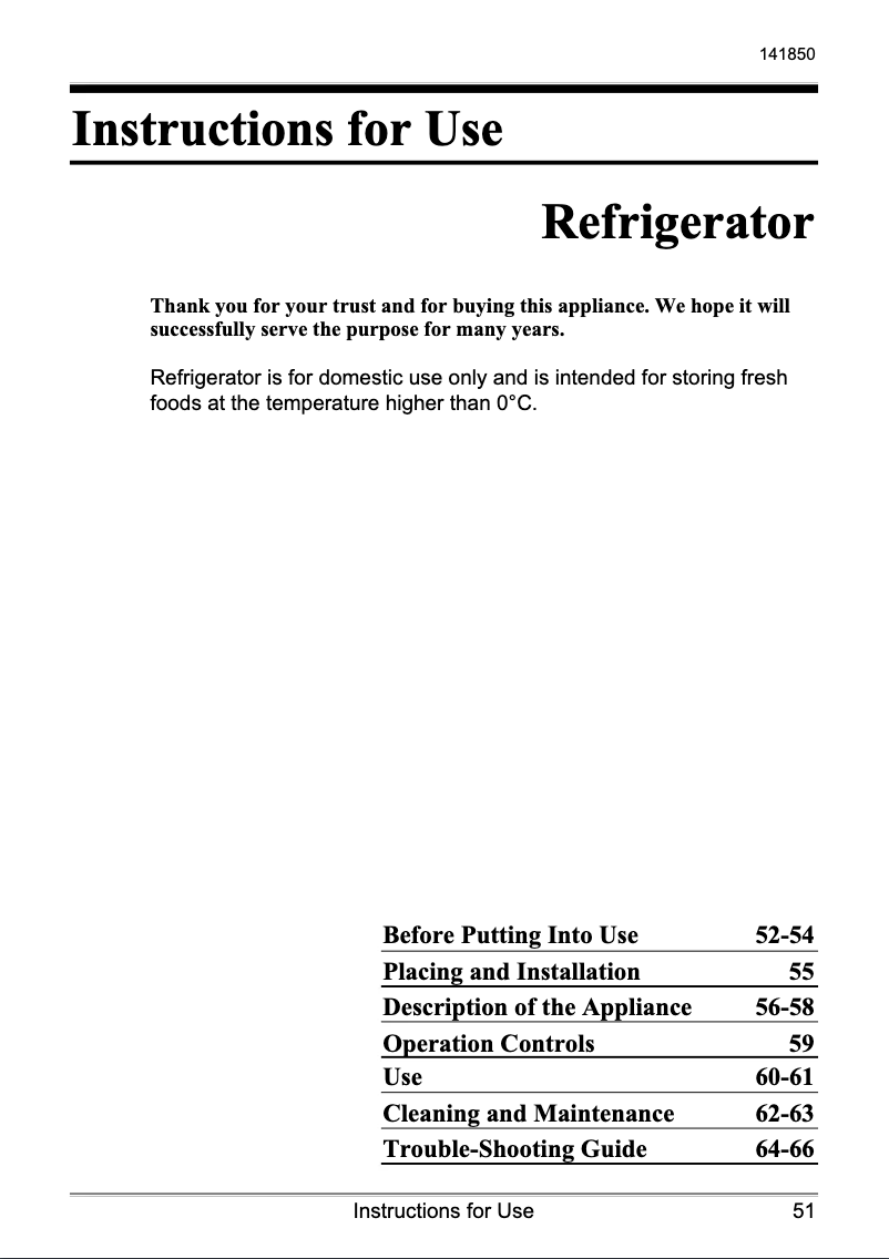 Page 1 de la notice Manuel utilisateur Smeg FI 224 A