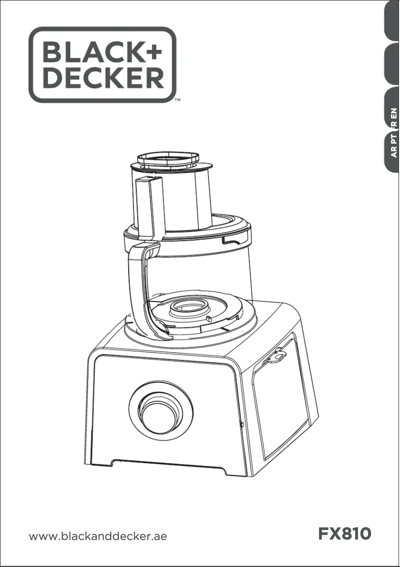 Page 1 de la notice Manuel utilisateur Black & Decker FX810