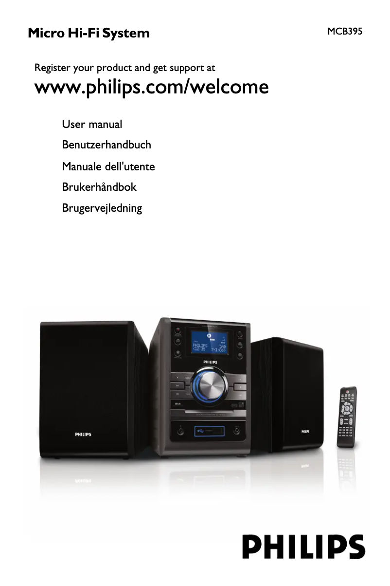 Image de la première page du manuel de l'appareil MCB395