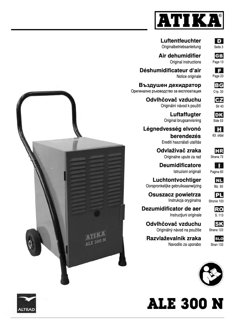 Página 1 del manual Manual de usuario ATIKA ALE 300 N