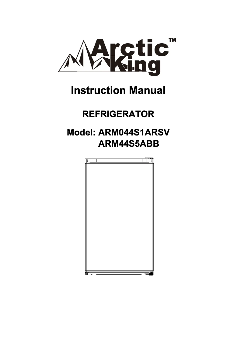 Page n°1 - Manuel utilisateur Midea ARM44S5ABB