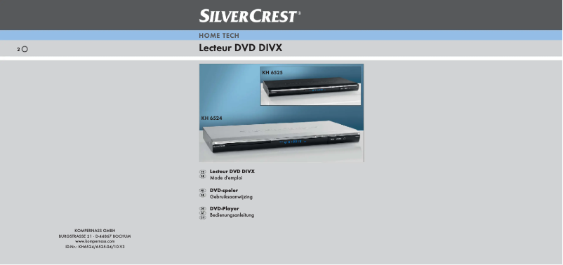 Página 1 del manual Manual de usuario SilverCrest KH 6524