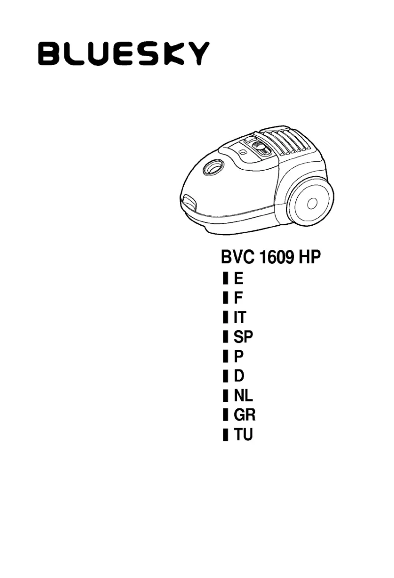 Page n°1 - Manuel utilisateur Bluesky BVC1609HP