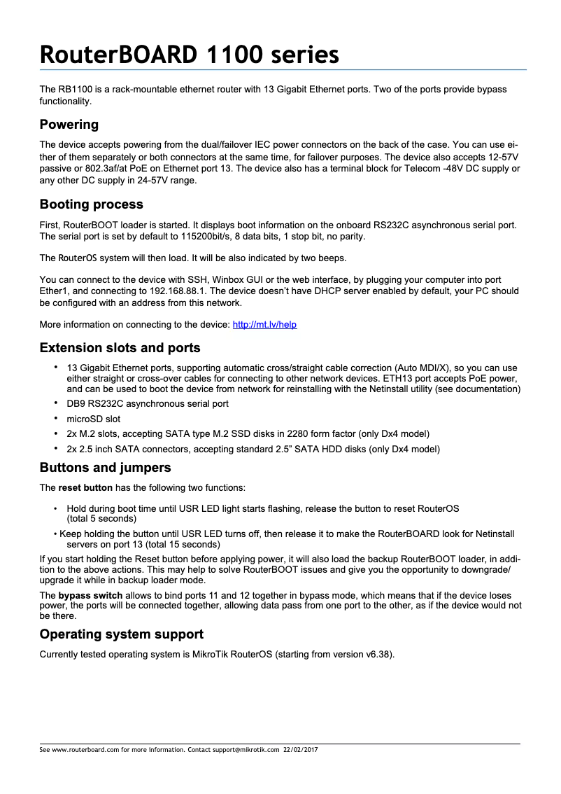 Image de la première page du manuel de l'appareil 1100Dx4 DudeEdition