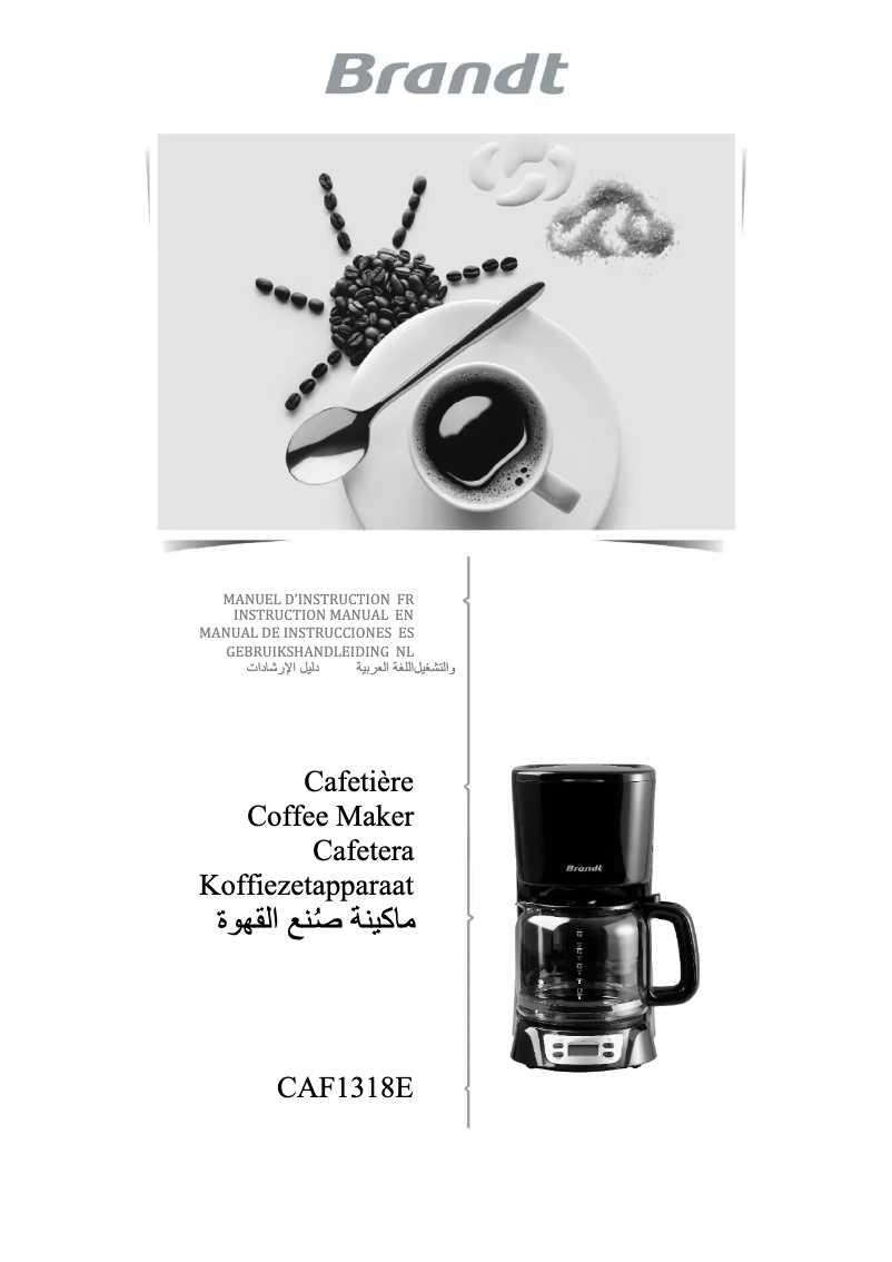 Page 1 de la notice Manuel utilisateur Brandt CAF1318E