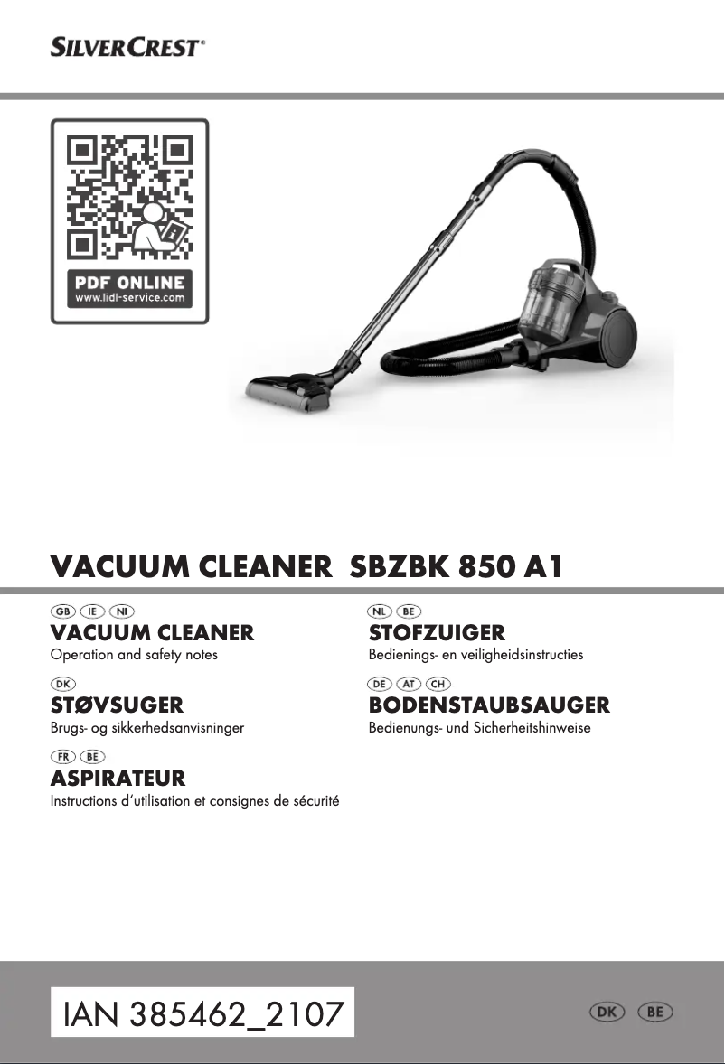 Page 1 de la notice Manuel utilisateur SilverCrest SBSS 750 B2