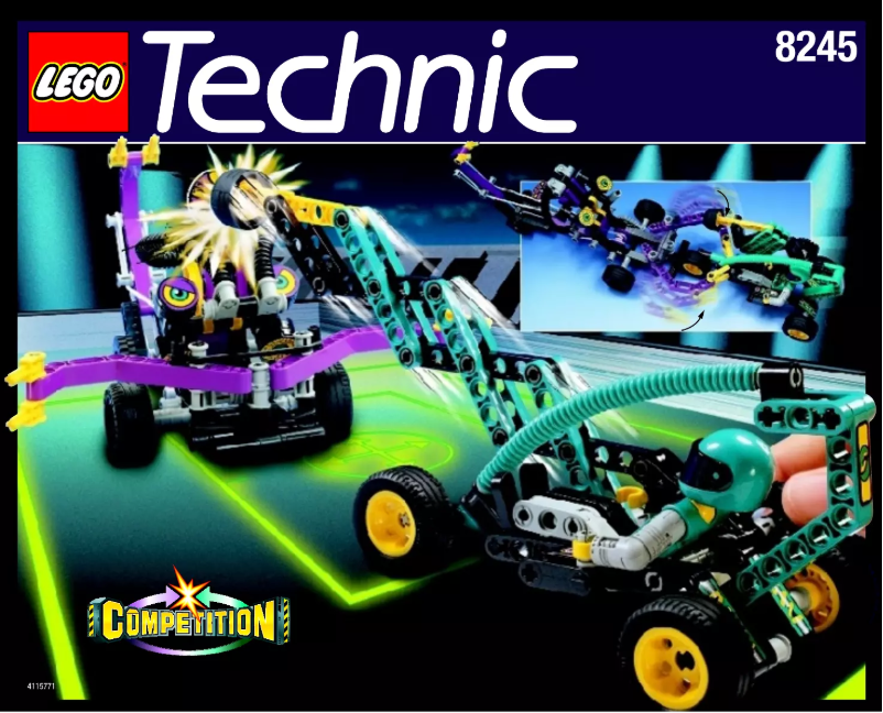 Page 1 de la notice Manuel utilisateur Lego Racers 8245