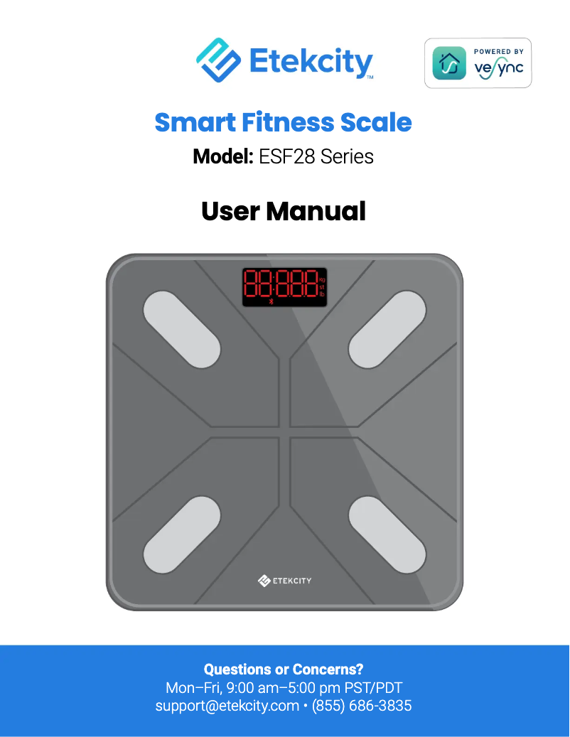 Imagen de la primera página del manual del dispositivo ESF28