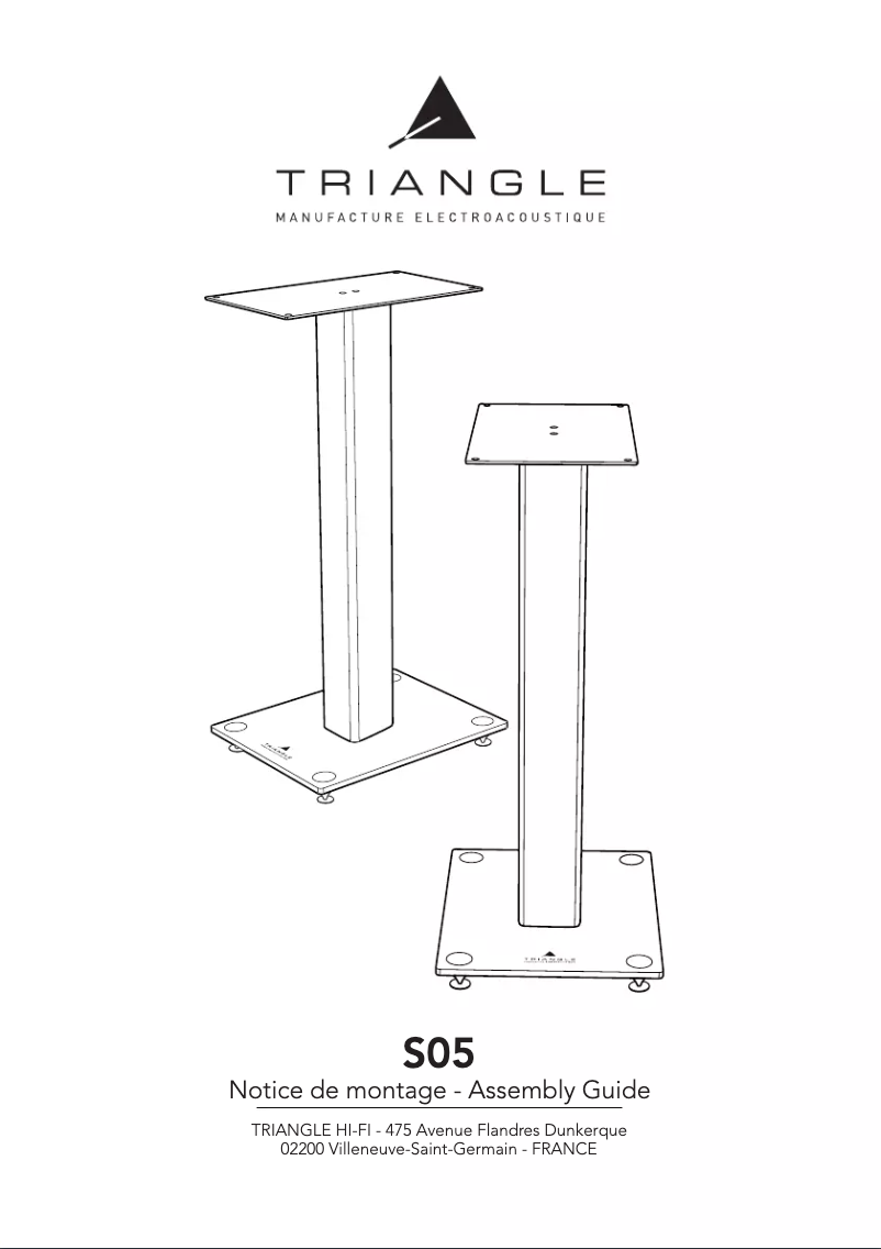 Imagen de la primera página del manual del dispositivo S05