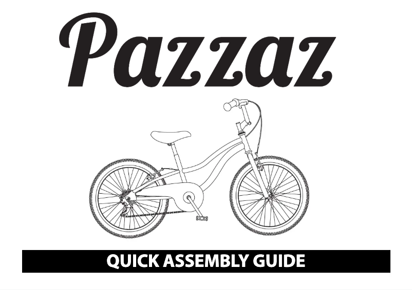 Page n°1 - Manuel utilisateur Pazzaz 20 Inch Cruisy Junior Bike