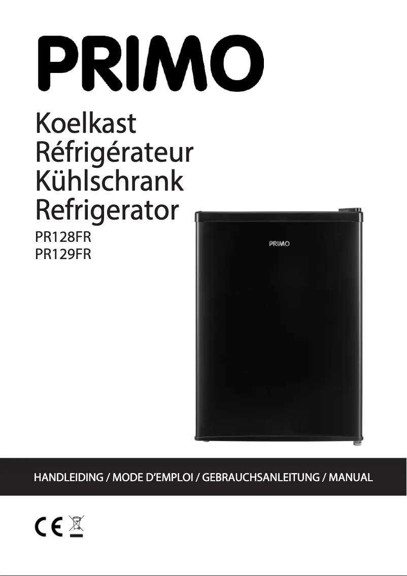 Página 1 del manual Ficha técnica Primo PR129FR