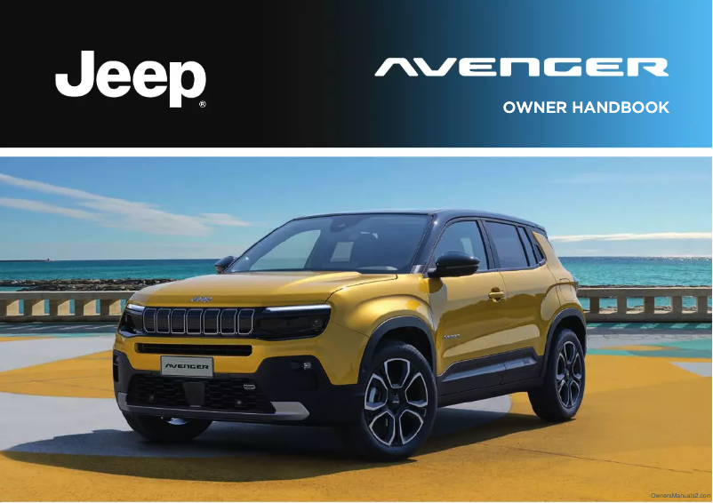 Page 1 de la notice Manuel utilisateur Jeep Avenger (2023)