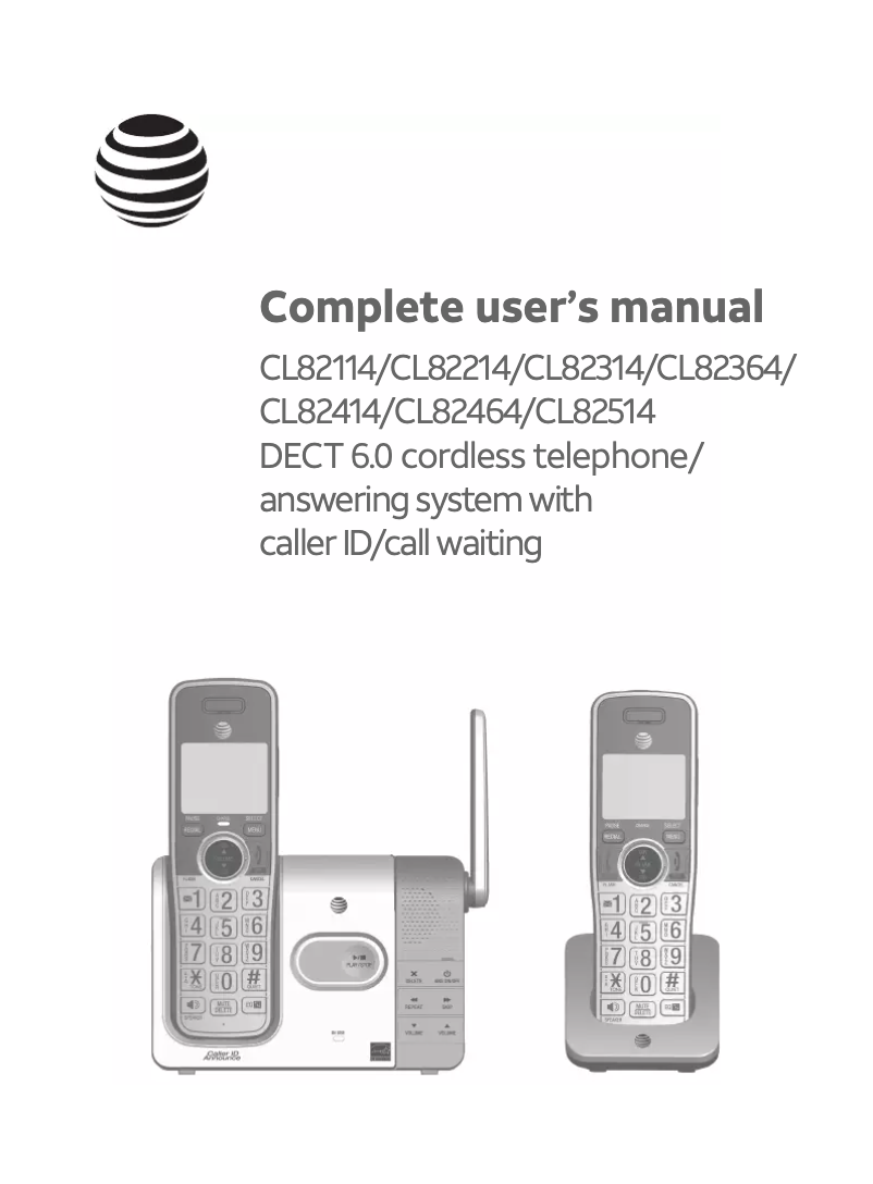 Imagen de la primera página del manual del dispositivo CL82414