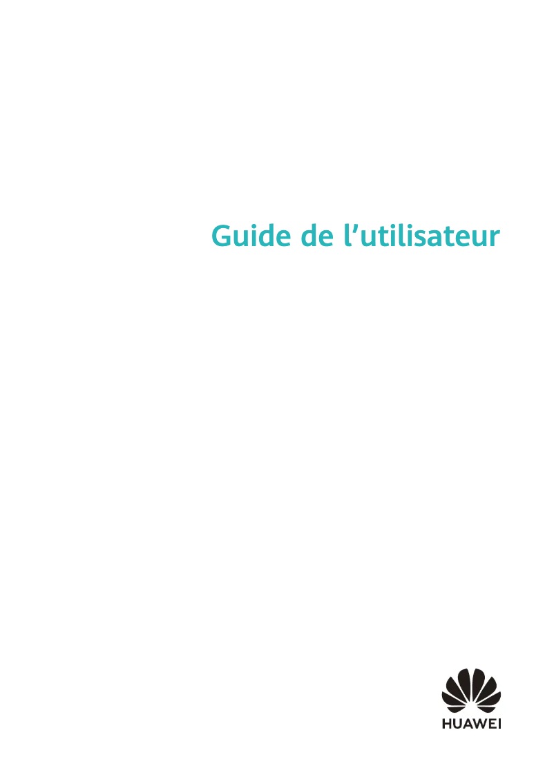 Page n°1 - Guide de démarrage rapide Huawei MateView GT Sound Edition