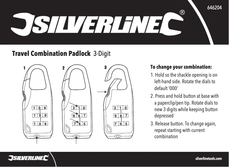 Image de la première page du manuel de l'appareil 646204