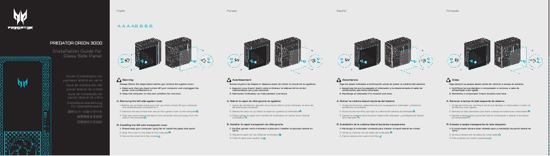 Image de la première page du manuel de l'appareil Predator Orion 3000