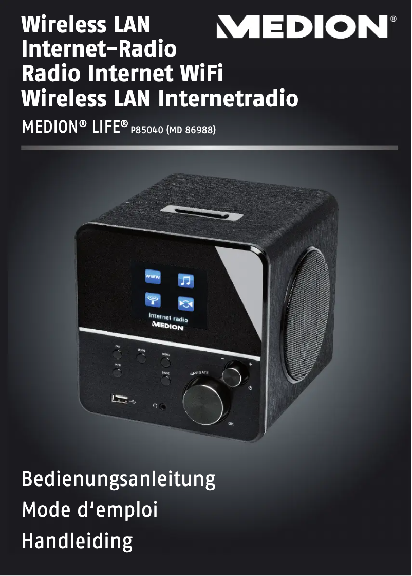 Image de la première page du manuel de l'appareil LIFE P85040 (MD 86988)