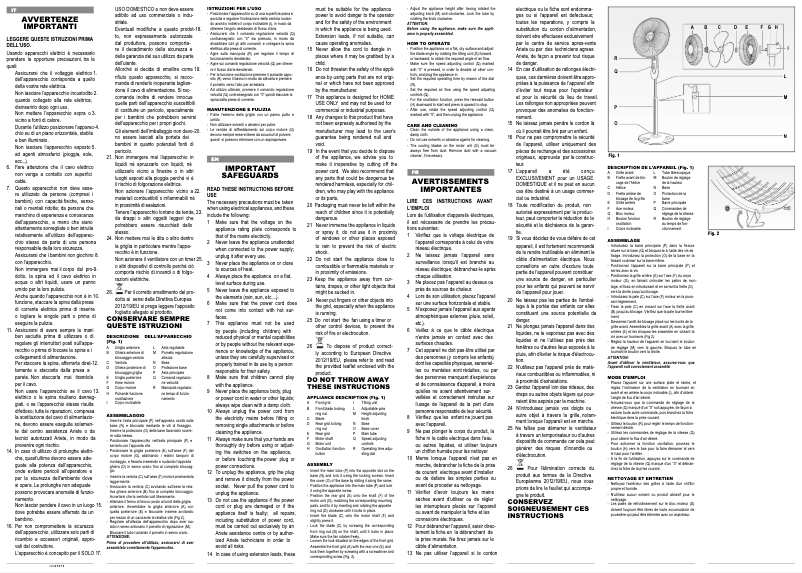 Image de la première page du manuel de l'appareil FreshAir 0846