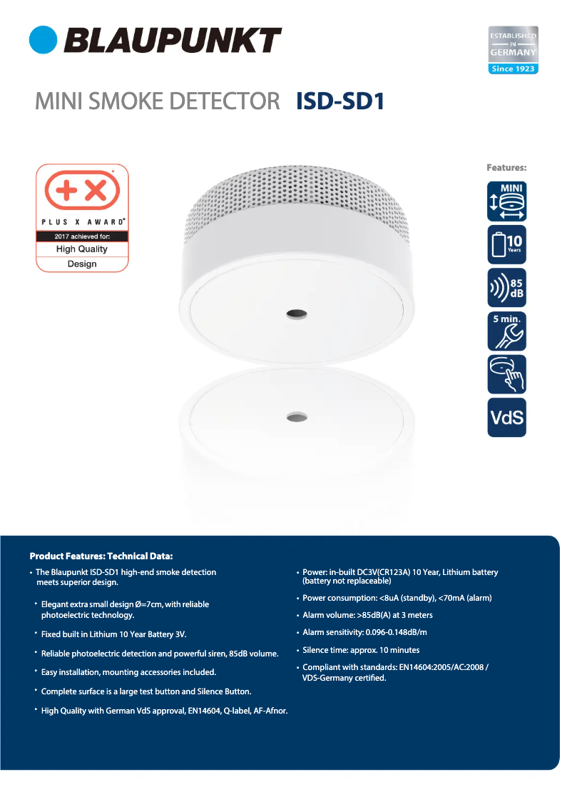 Image de la première page du manuel de l'appareil Mini ISD-SD1