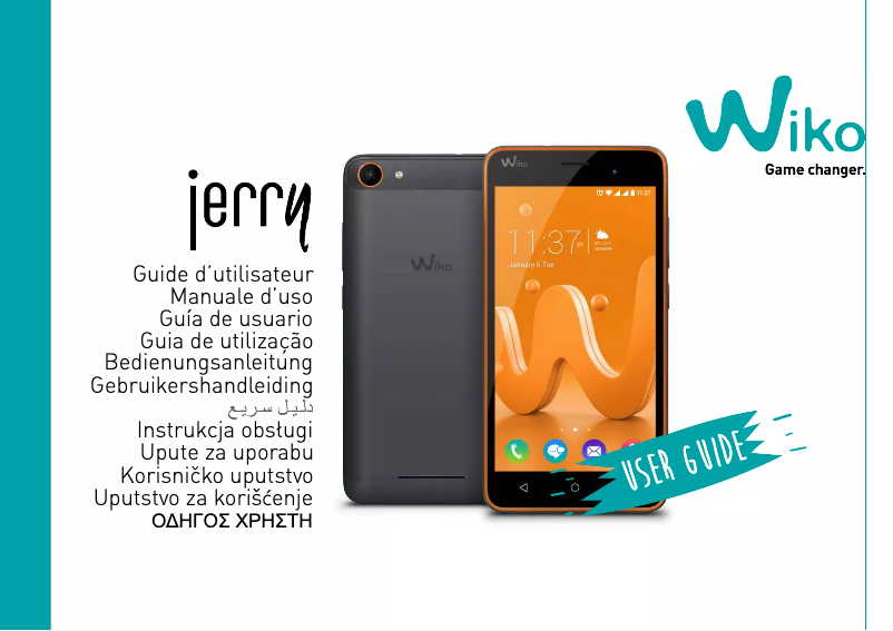 Page n°1 - Manuel utilisateur Wiko Jerry