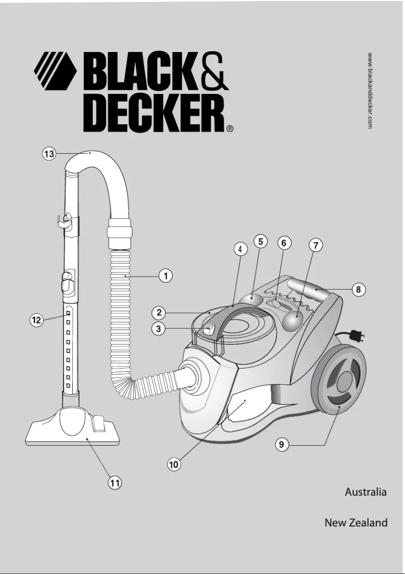 Page 1 de la notice Manuel utilisateur Black & Decker BLB1401