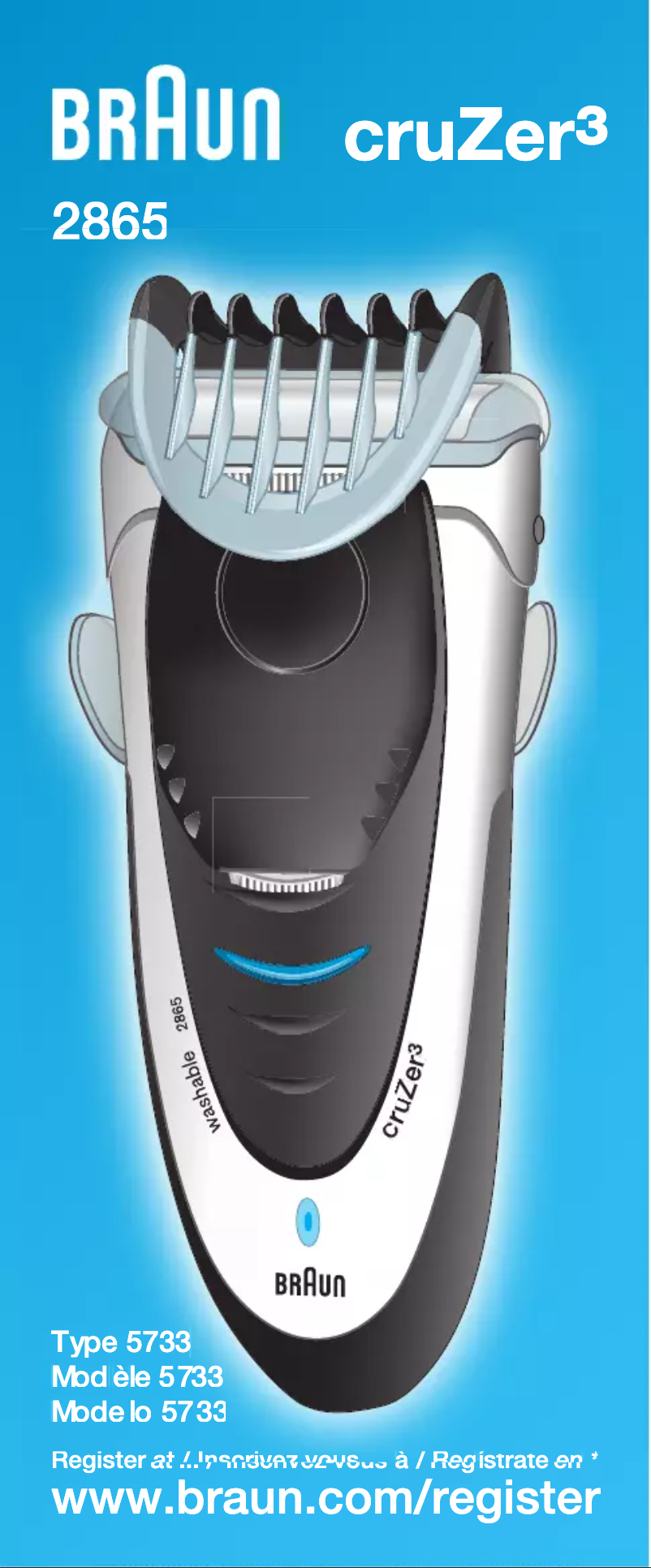 Image de la première page du manuel de l'appareil cruZer 3 2865