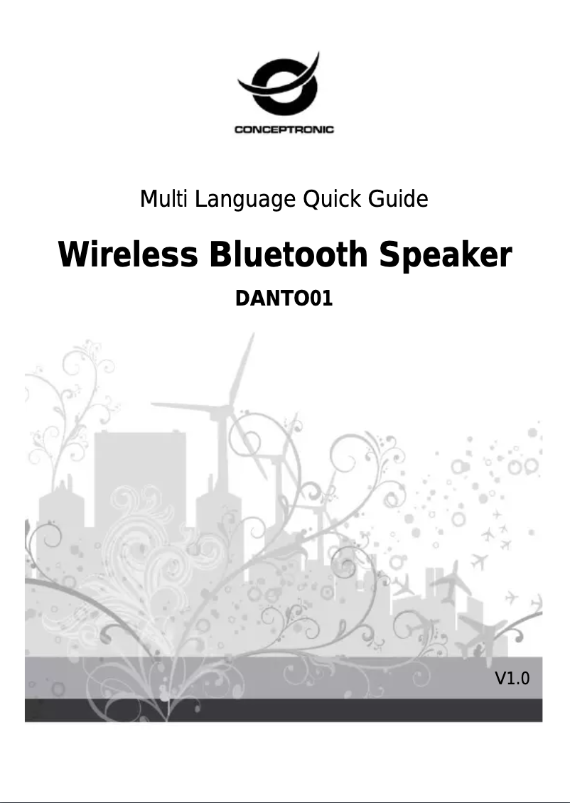 Page 1 de la notice Manuel utilisateur Conceptronic DANTO01R